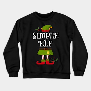 Simple Elf Shirt , Family Matching Group Christmas Shirt, Matching T Shirt for Family, Family Reunion Shirts Crewneck Sweatshirt